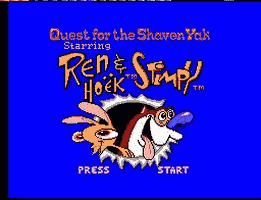 Ren and Stimpy Title Screen